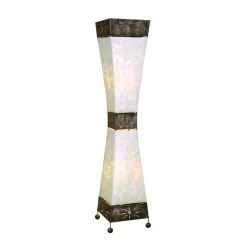 Woru Adrian gulvlampe, Capiz-skall, høyde 100 cm| Gulvlamper