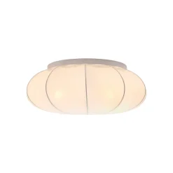 Nordlux Aeron taklampe, tekstil, hvit, diameter 60 cm Best