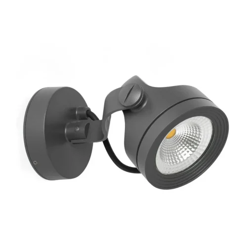FARO BARCELONA Alfa - utendørs LED-veggspot, bøybar, IP65 Hot
