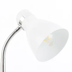 Brilliant Allison bordlampe, hvit, høyde 33,5 cm, metall| Kontorbelysning|Bordlamper