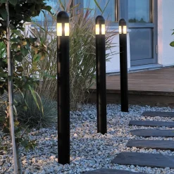 Konstsmide Allsidig sett med 3 LED-lamper for gangstier Amalfi| Kommersiell Utebelysning|Utespotter