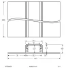 EVN Alu gipsprofil 200 cm med opalt belegg Online