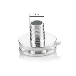 GLOBAL Aluminiumnippel for strømskinneadapter M 10 x 1 Online