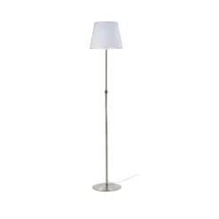 Aluminor Store gulvlampe, alu/hvit