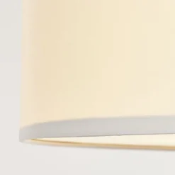 Brilliant Andria taklampe i tekstil, 60 cm, hvit Discount