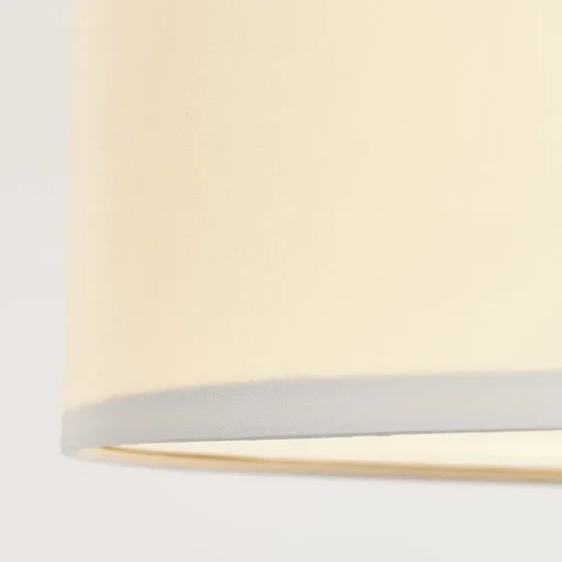 Brilliant Andria taklampe i tekstil, 60 cm, hvit Discount