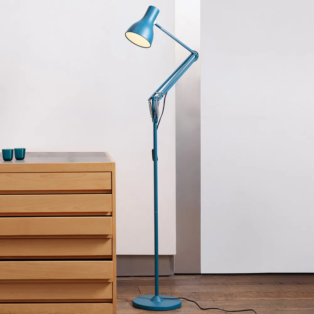 Anglepoise Type 75 gulvlampe Margaret Howell blå Online