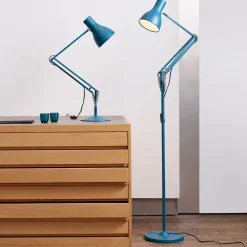 Anglepoise Type 75 gulvlampe Margaret Howell blå Online