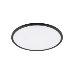 TK Lighting Aqua LED-panel, Ø 40 cm, svart, metall/plast, CCT dimbar Discount