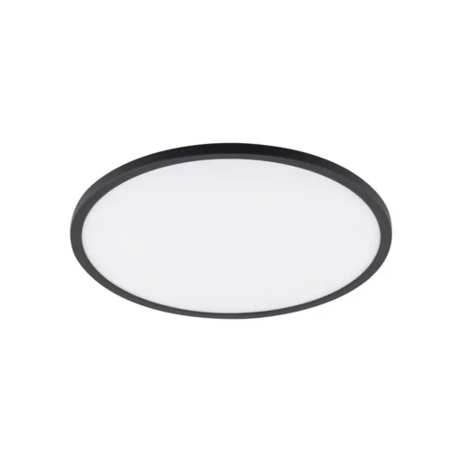 TK Lighting Aqua LED-panel, Ø 40 cm, svart, metall/plast, CCT dimbar Discount