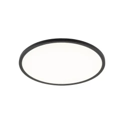 TK Lighting Aqua LED-panel, Ø 40 cm, svart, metall/plast, CCT dimbar Discount