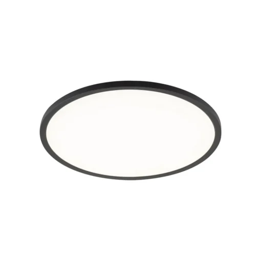 TK Lighting Aqua LED-panel, Ø 40 cm, svart, metall/plast, CCT dimbar Discount