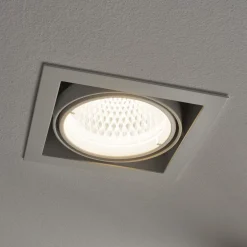 Arcchio Adin LED-innbyggingslampe, 4 000 K, 25,9 W, hvit| Butikkbelysning|Downlights