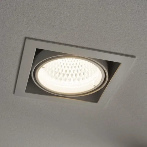 Arcchio Adin LED-innbyggingslampe, 4 000 K, 25,9 W, hvit| Butikkbelysning|Downlights