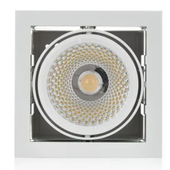 Arcchio Adin LED-innbyggingslampe, 4 000 K, 25,9 W, hvit| Butikkbelysning|Downlights