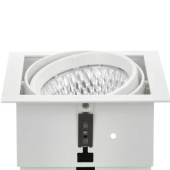 Arcchio Adin LED-innbyggingslampe, 4 000 K, 25,9 W, hvit| Butikkbelysning|Downlights