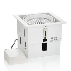 Arcchio Adin LED-innbyggingslampe, 4 000 K, 25,9 W, hvit| Butikkbelysning|Downlights