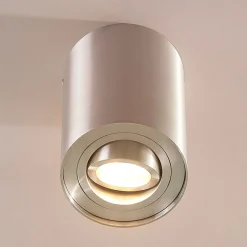 Arcchio downlight Jolina, rund, grå, 13 cm, metall Discount