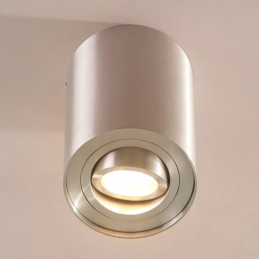 Arcchio downlight Jolina, rund, grå, 13 cm, metall Discount