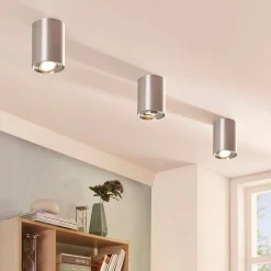 Arcchio downlight Jolina, rund, grå, 13 cm, metall Discount