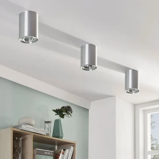 Arcchio downlight Jolina, rund, grå, 13 cm, metall Discount