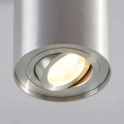 Arcchio downlight Jolina, rund, grå, 13 cm, metall Discount