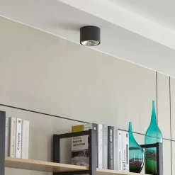 Arcchio downlight Mabel, Ø 12 cm, grå, metall, GU10| Butikkbelysning|Design- Og Hotellbelysning