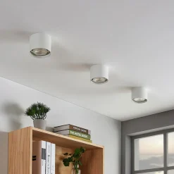 Arcchio downlight Mabel, Ø 12 cm, hvit, metall, GU10 Clearance