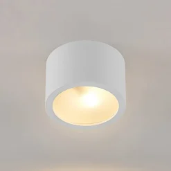 Arcchio downlight Nieva, G9, hvit, rund, Ø 10cm, metall| Kontorbelysning|Downlights