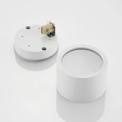 Arcchio downlight Nieva, G9, hvit, rund, Ø 10cm, metall| Kontorbelysning|Downlights