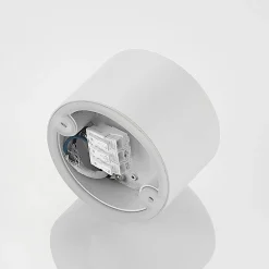 Arcchio downlight Nieva, G9, hvit, rund, Ø 10cm, metall| Kontorbelysning|Downlights