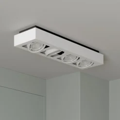 Arcchio downlight Ronka, 65 cm, 4 lyskilder, hvit, GU10 New