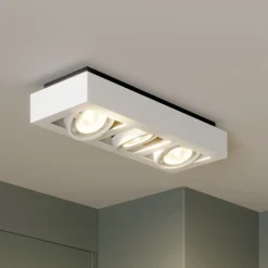 Arcchio downlight Ronka, 50 cm, 3 lyskilder, hvit, GU10 Best