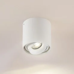 Arcchio downlight Walza, hvit, metall, Ø 9,3 cm, GU10 Discount