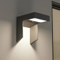 Arcchio Dynorma utendørs LED-vegglampe med sensor| Vegglamper Med Sensor|Led-Utendørs