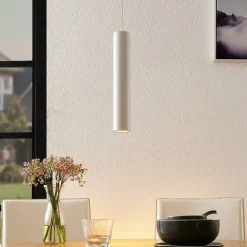 Arcchio Ejona pendellampe, høyde 35 cm, hvit, aluminium| Butikkbelysning