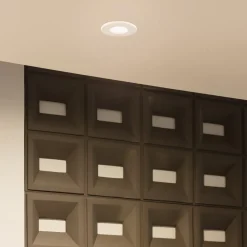 Arcchio Elmon LED-innfellingslampe, IP65, hvit| Butikkbelysning|Kontorbelysning