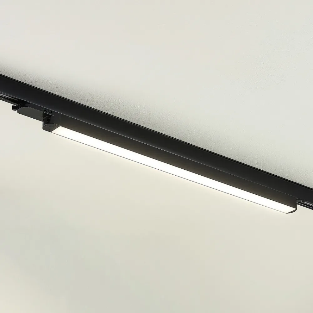 Arcchio Harlow LED-skinnelampe, svart, 69 cm, 4 000 K Hot