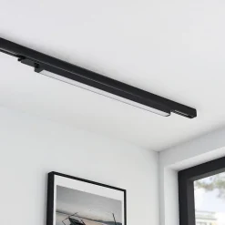 Arcchio Harlow LED-skinnelampe, svart, 69 cm, 4 000 K Hot