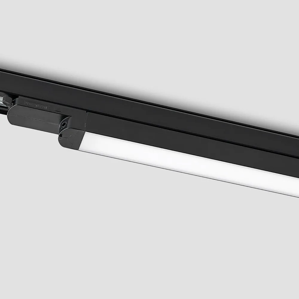 Arcchio Harlow LED-skinnelampe, svart, 69 cm, 4 000 K Hot