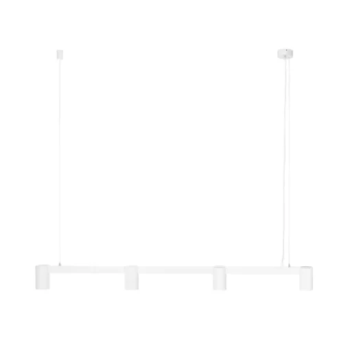 Arcchio hengelampe Brinja, hvit, 120 cm lang, 4 lyskilder, GU10 New
