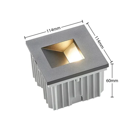 Arcchio innfelt vegglampe Zamo, G9, svart, 12 cm, IP65| Kommersiell Utebelysning|Terrassebelysning