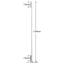 Arcchio Ivano LED-vegglampe, 170 cm, hvit Hot