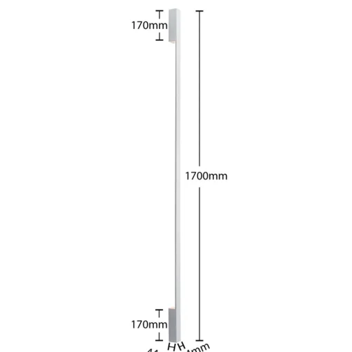 Arcchio Ivano LED-vegglampe, 170 cm, hvit Hot