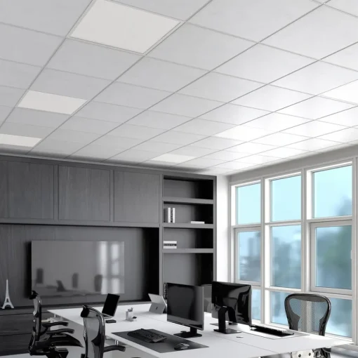 Arcchio LED innfelt panel Vinas, 62 cm, hvit, aluminium, CCT| Butikkbelysning|Design- Og Hotellbelysning