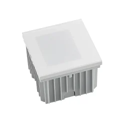 Arcchio LED innfelt vegglampe Zamo, hvit, 11 cm, metall, IP65| Kommersiell Utebelysning|Led-Utendørs