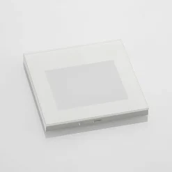 Arcchio LED innfelt vegglampe Zamo, hvit, 11 cm, metall, IP65| Kommersiell Utebelysning|Led-Utendørs