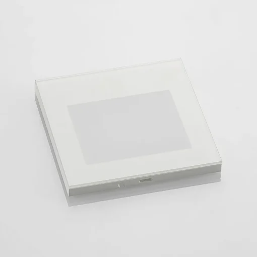 Arcchio LED innfelt vegglampe Zamo, hvit, 11 cm, metall, IP65| Kommersiell Utebelysning|Led-Utendørs