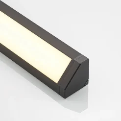 Arcchio LED-benkbelysning Ovano, 62 cm, svart, aluminium Online