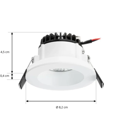 Arcchio LED-downlight Aryx, hvit, 2700K Clearance